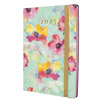 Dagbok Finocam FLEXI JOY A5 14,8 x 21 cm 2025 Blommig