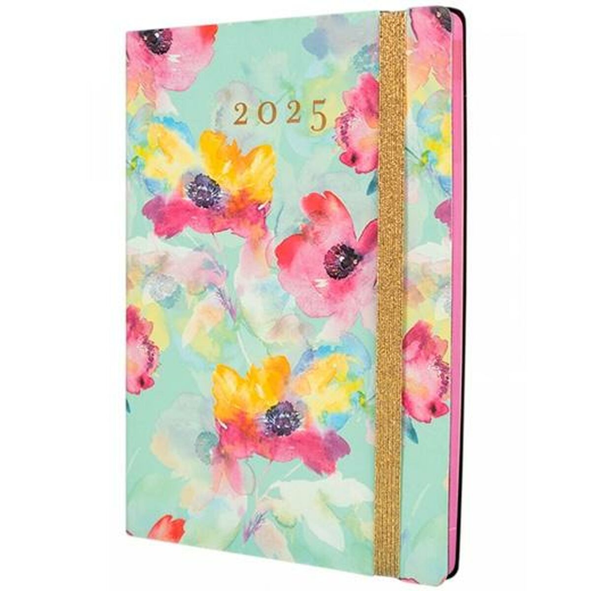 Dagbok Finocam FLEXI JOY A5 14,8 x 21 cm 2025 Blommig