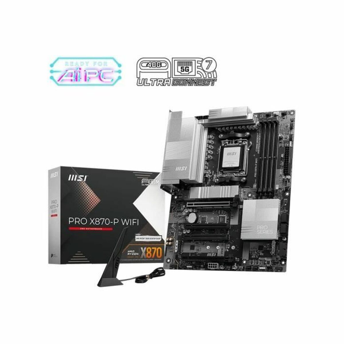Moderkort MSI PRO X870-P WIFI AMD AM5 AMD AMD X870E