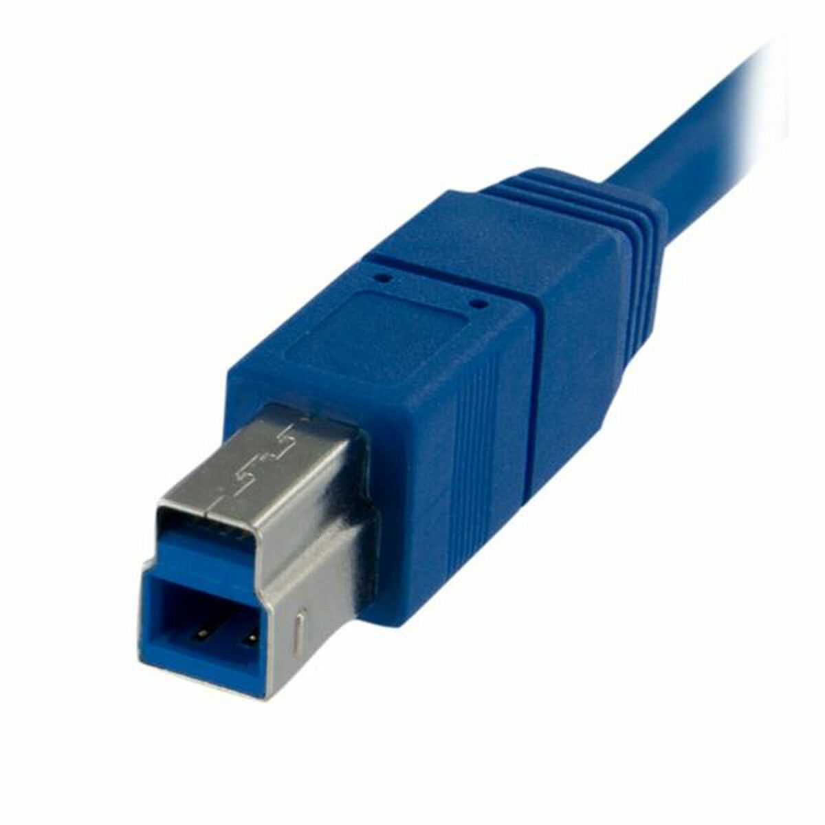 USB A till USB B Kabel Startech USB3SAB1M            Blå - 2