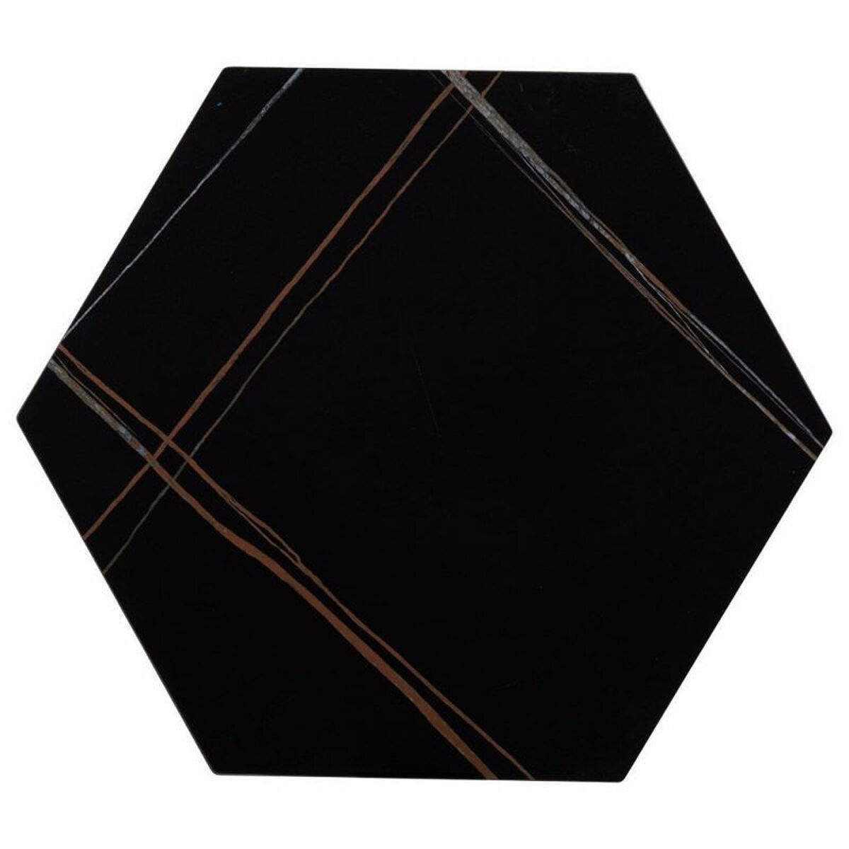 2-bordsset Alexandra House Living Svart Järn Trä MDF 39 x 57 x 39 cm - 7