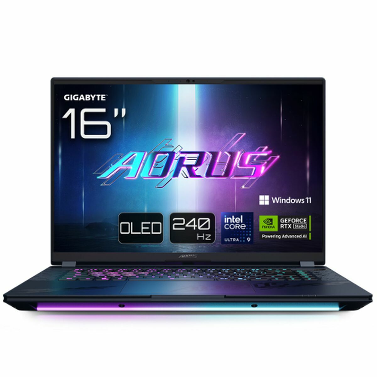 Bärbar dator Gigabyte AORUS MASTER 16 BZHC6ESE64SP 16" intel core ultra 9 275HX 32 GB RAM 1 TB SSD nvidia geforce rtx 5090