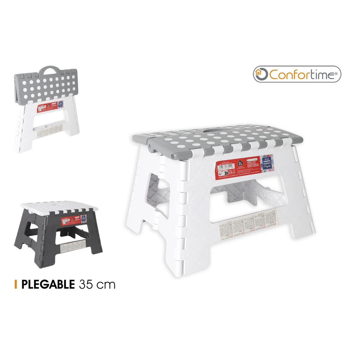 Fällbar pall Confortime 35 x 35 x 4,1 cm - 2