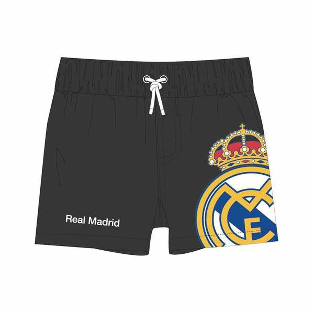 Baddräkt Barn Real Madrid C.F. Svart