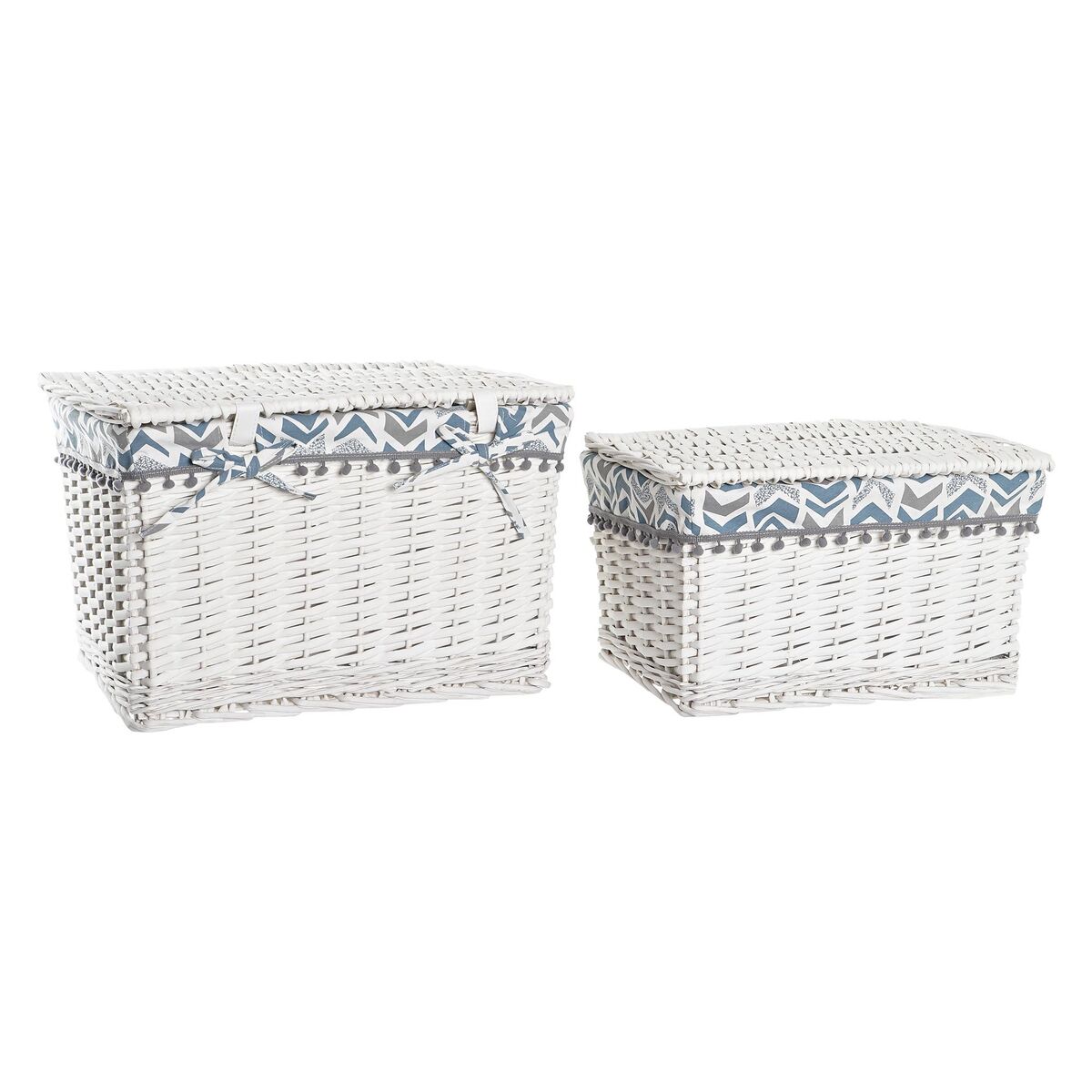 Korg - set DKD Home Decor Polyester vide (45 x 35 x 30 cm)