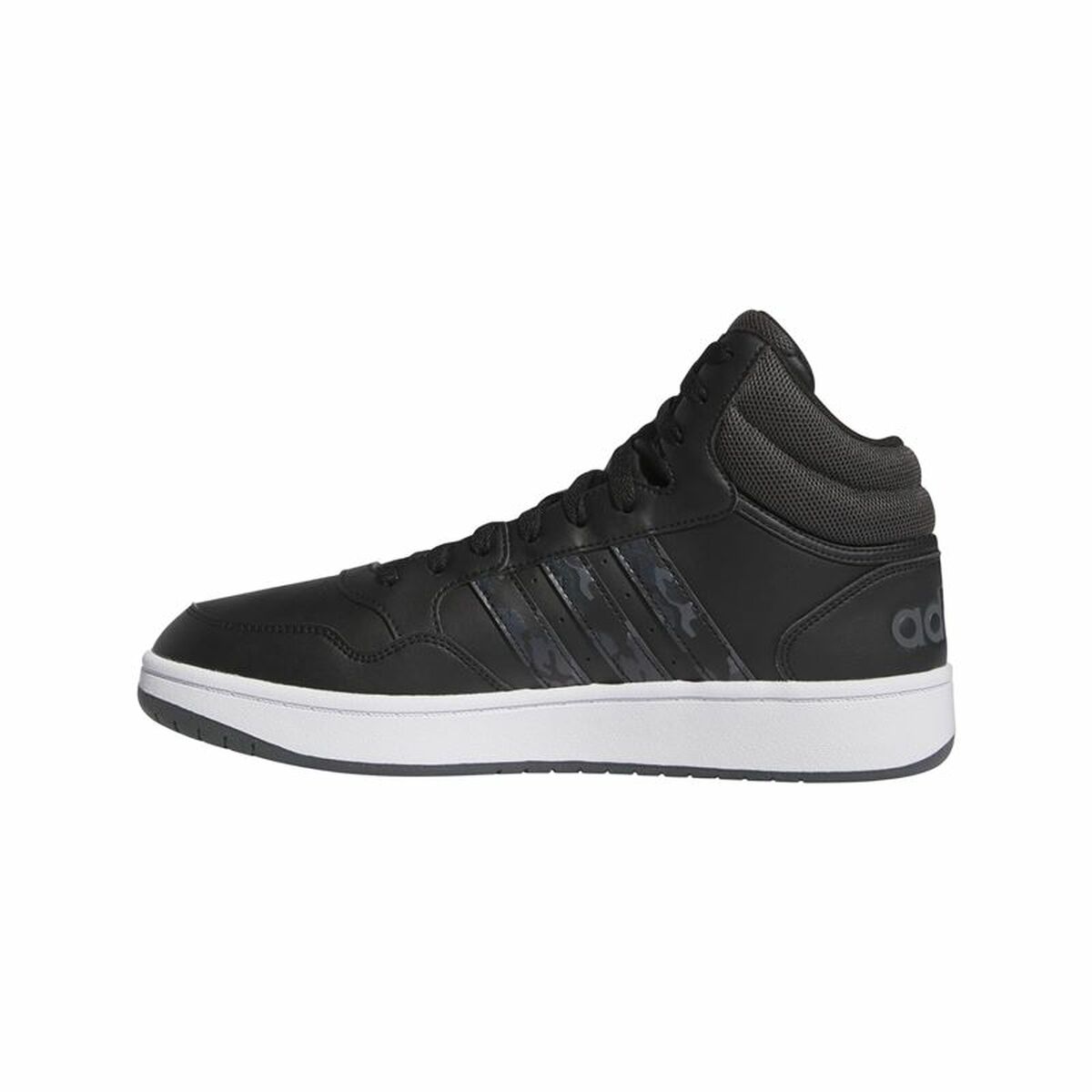 Sportskor Casual Herr Adidas Hoops 3.0 Mid Svart - 2