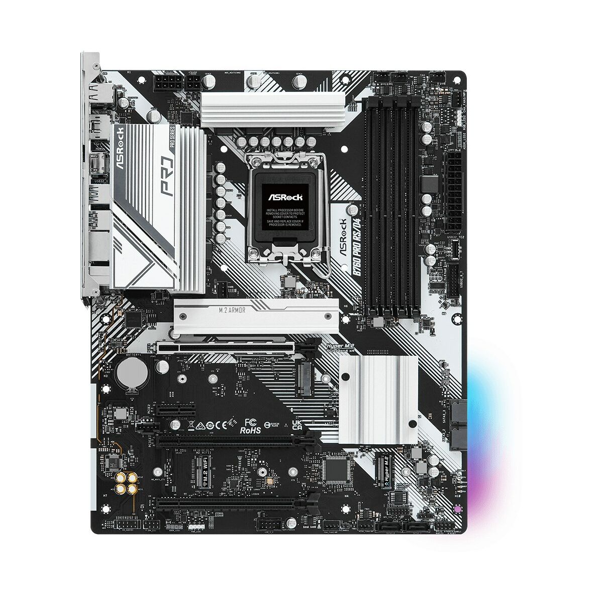 Moderkort ASRock B760 Pro RS/D4 Intel B760 LGA 1700 - 4