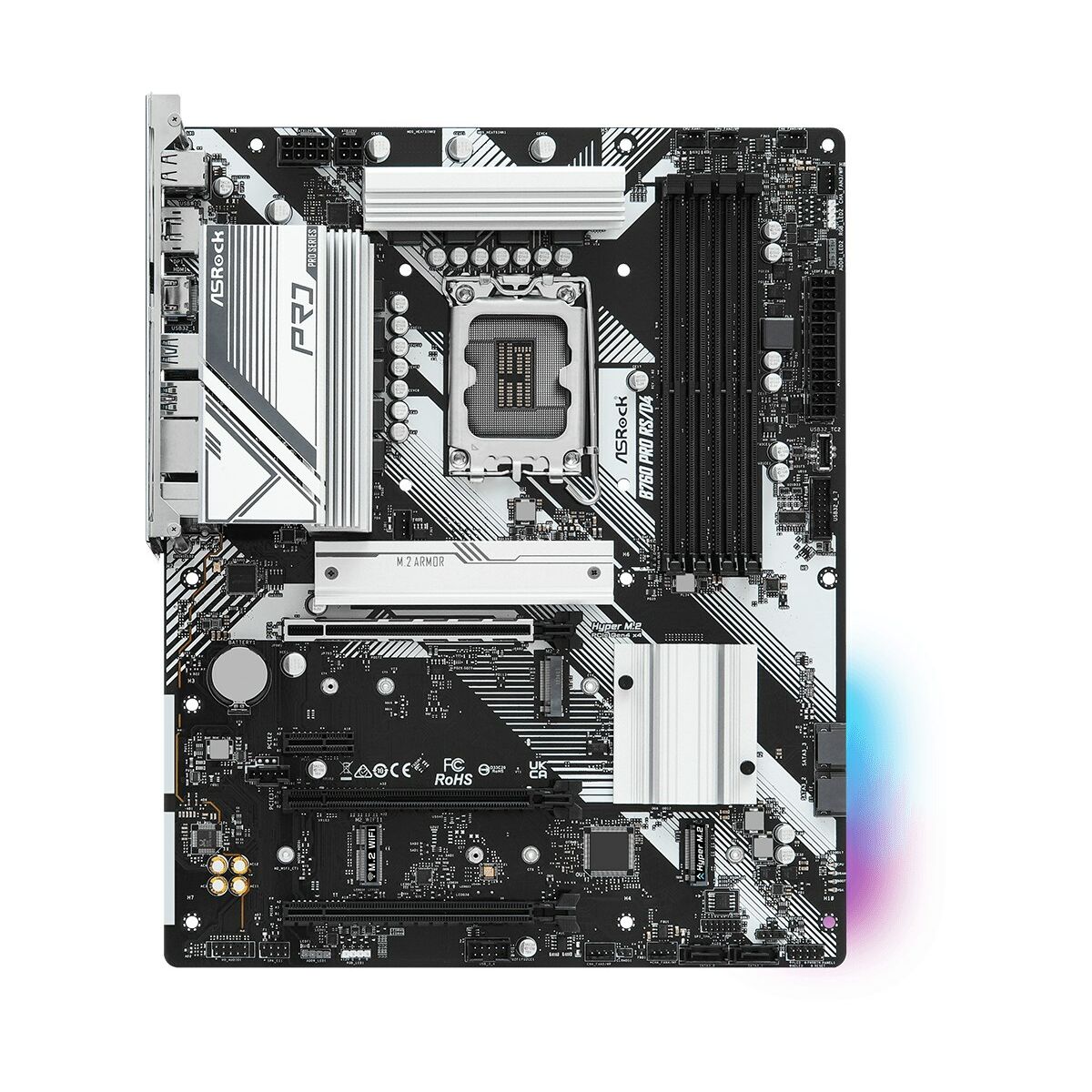 Moderkort ASRock B760 Pro RS/D4 Intel B760 LGA 1700 - 6