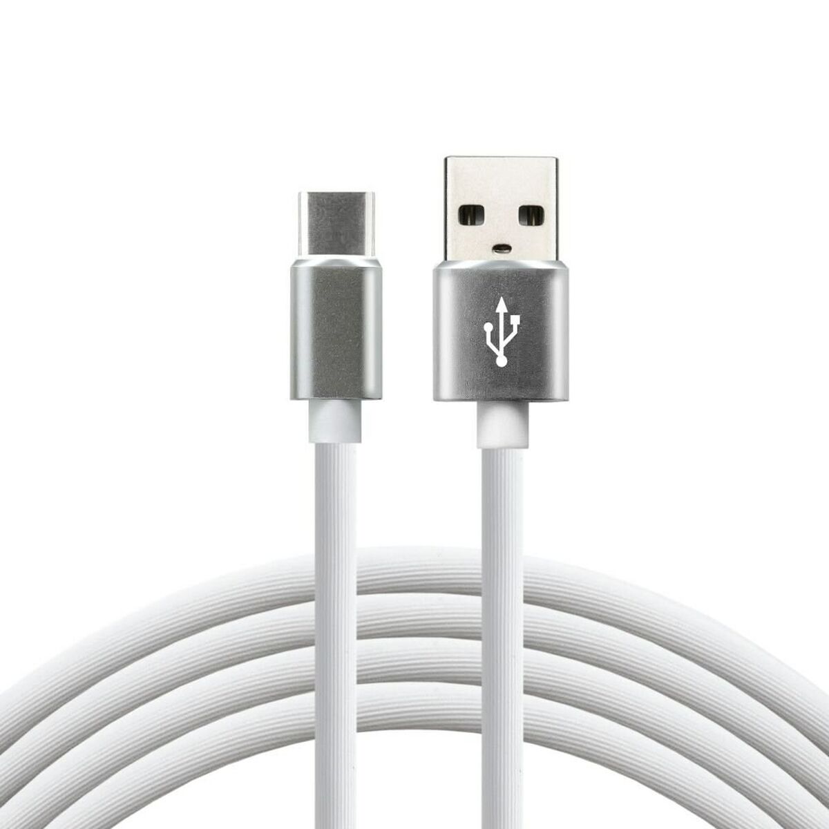 USB-kabel EverActive CBS-1CW Vit 1 m
