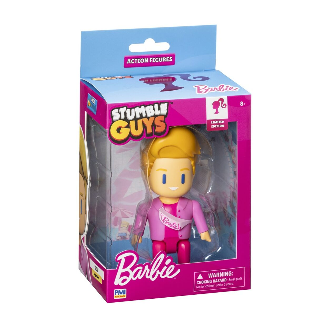 Actionfigurer Stumble Guys X Barbie 11,5 cm