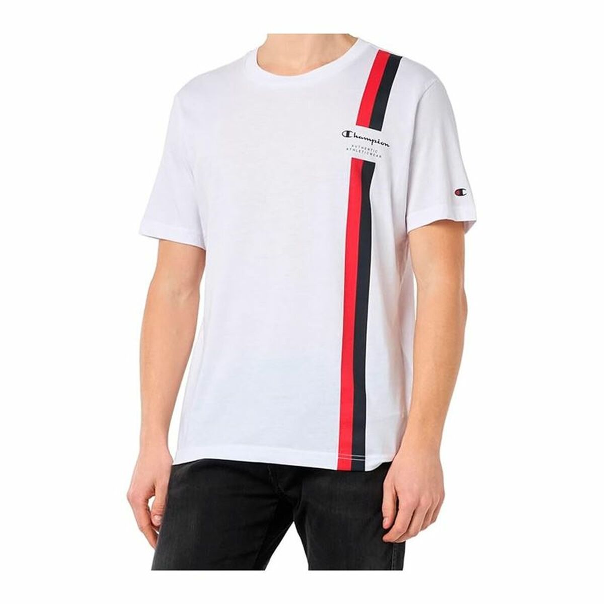 T-shirt med kortärm Herr Champion Crewneck
