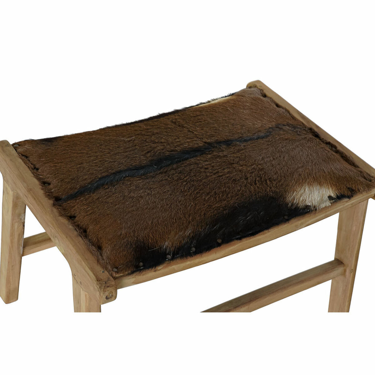 Sittpall DKD Home Decor 8424001823215 Brun Multicolour Naturell Teak 65 x 47 x 42 cm - 3