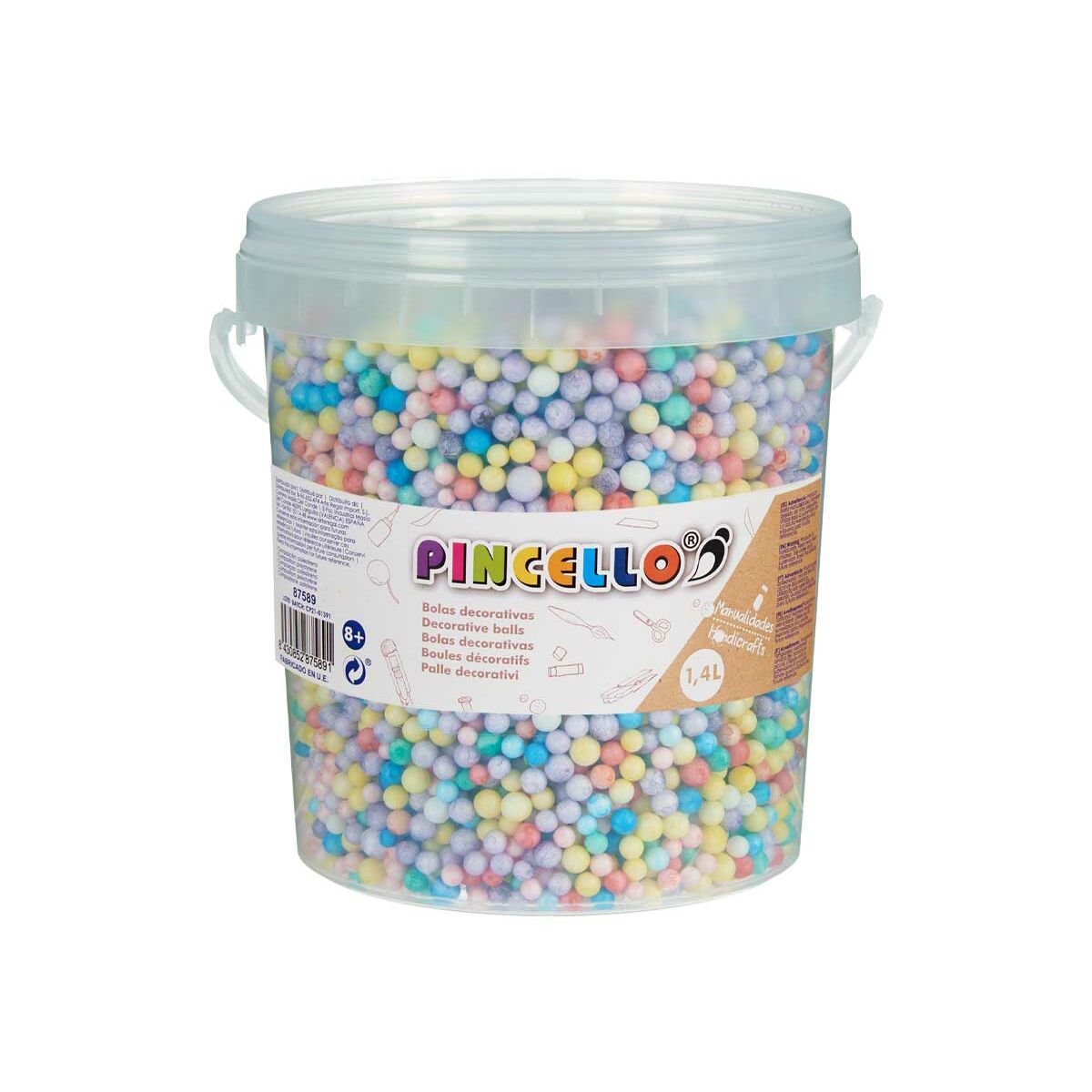 Pysselmaterial Pincello 13,5 x 14 x 14,5 cm Bollar 6 antal - 5