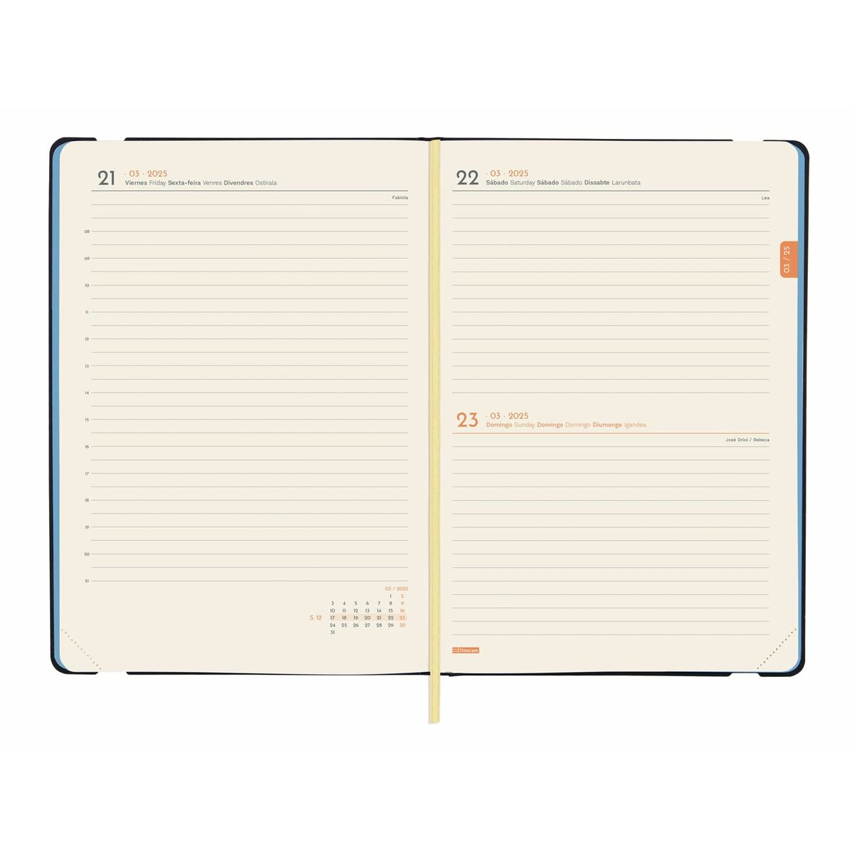 Dagbok Finocam FLEXI JOY A5 14,8 x 21 cm 2025 - 6