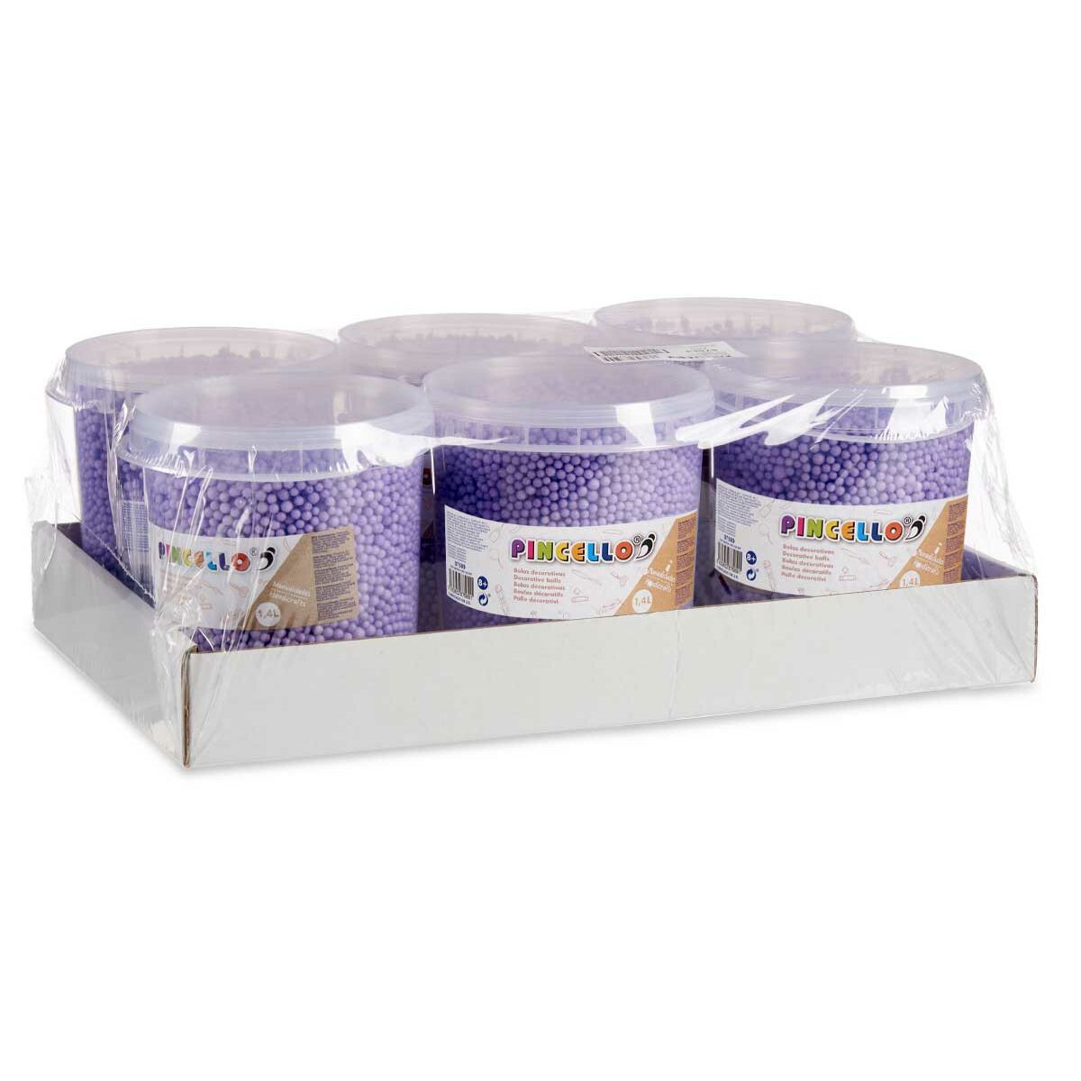 Pysselmaterial Pincello 13,5 x 14 x 14,5 cm Bollar 6 antal - 2