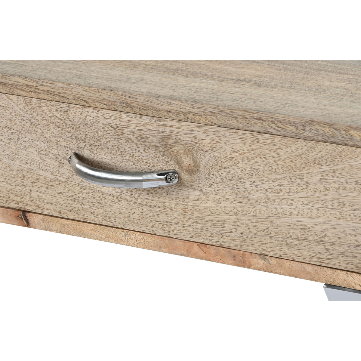 Hallmöbel med lådor Home ESPRIT Brun Silvrig Ljusbrun 110 x 40 x 76 cm 110 x 41,5 x 76 cm (3 Delar) - 5