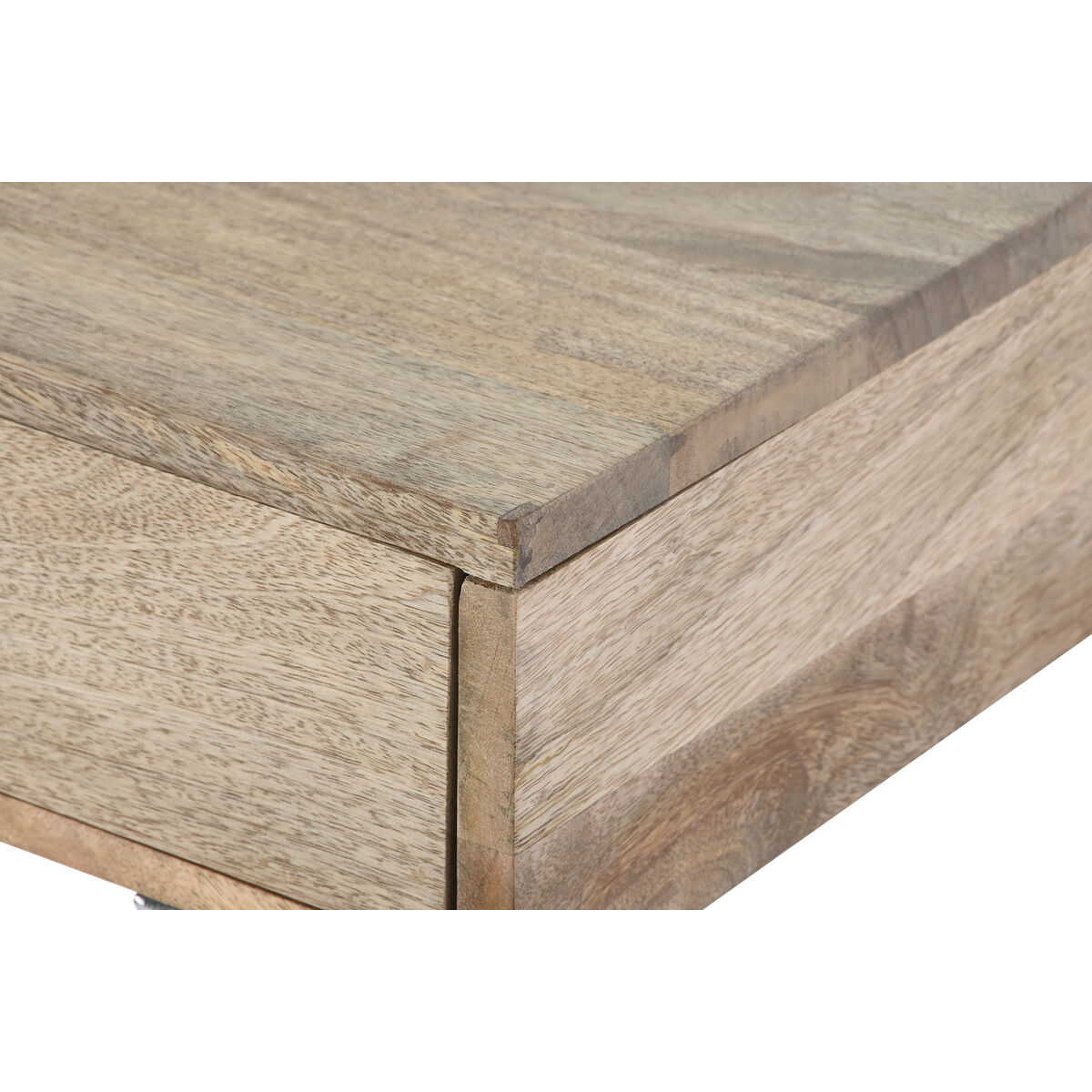 Hallmöbel med lådor Home ESPRIT Brun Silvrig Ljusbrun 110 x 40 x 76 cm 110 x 41,5 x 76 cm (3 Delar) - 3