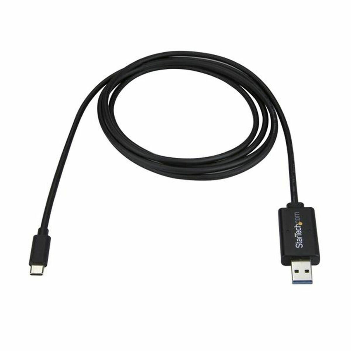USB A till USB C Kabel Startech USBC3LINK            Svart - 3