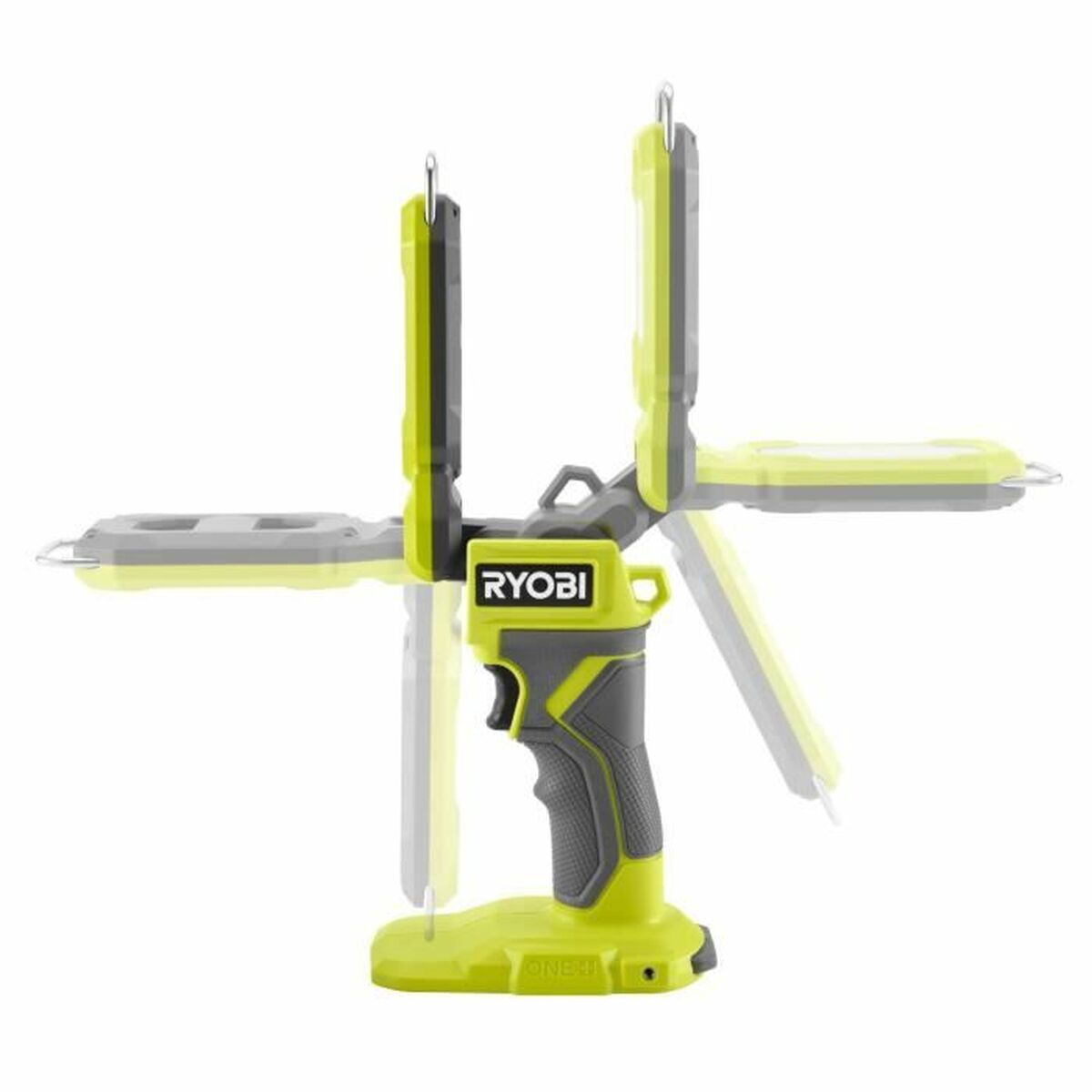 Ficklampa LED Ryobi 100 Lm Grön Grå