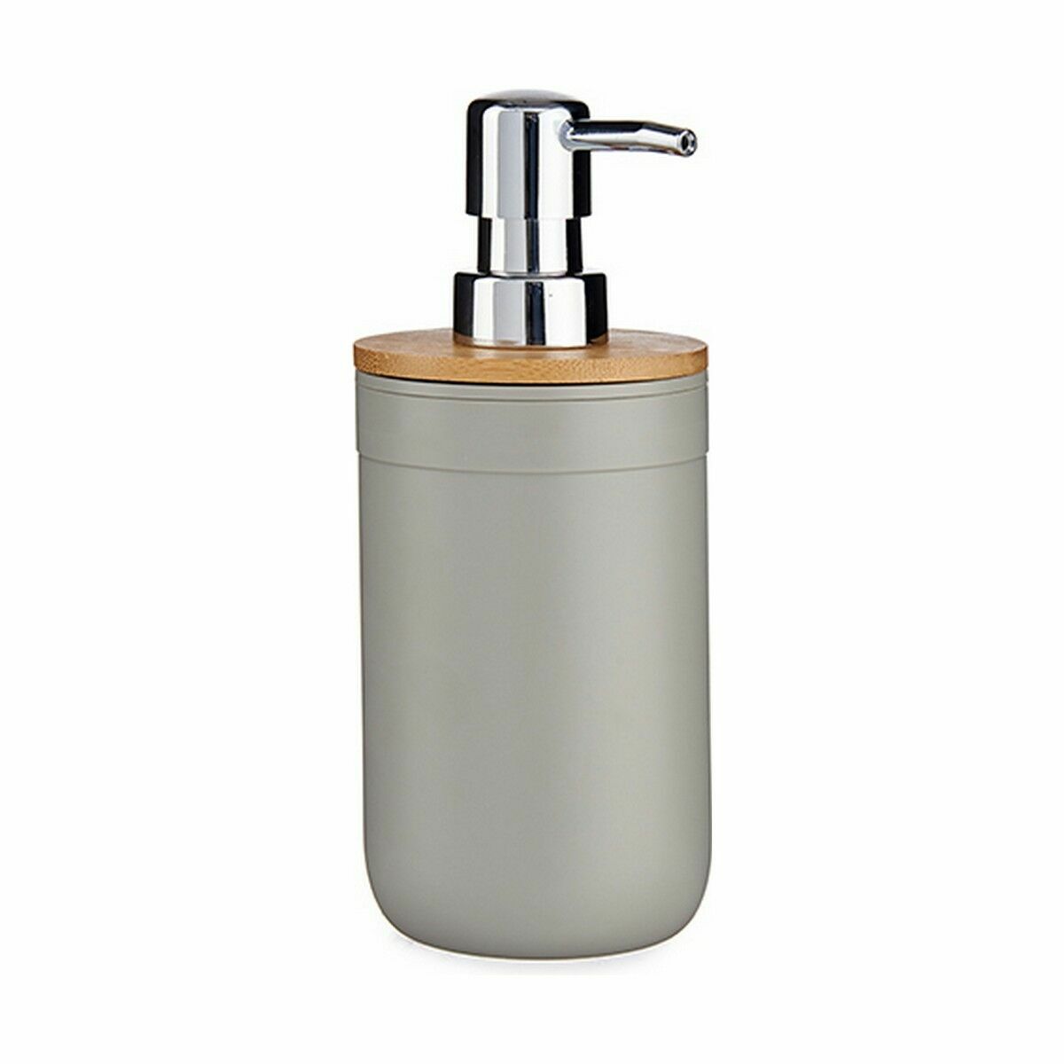 Tvåldispenser Berilo BP16-101G Grå Bambu polypropen 350 ml 8 x 17 x 9 cm (6 antal) - 5