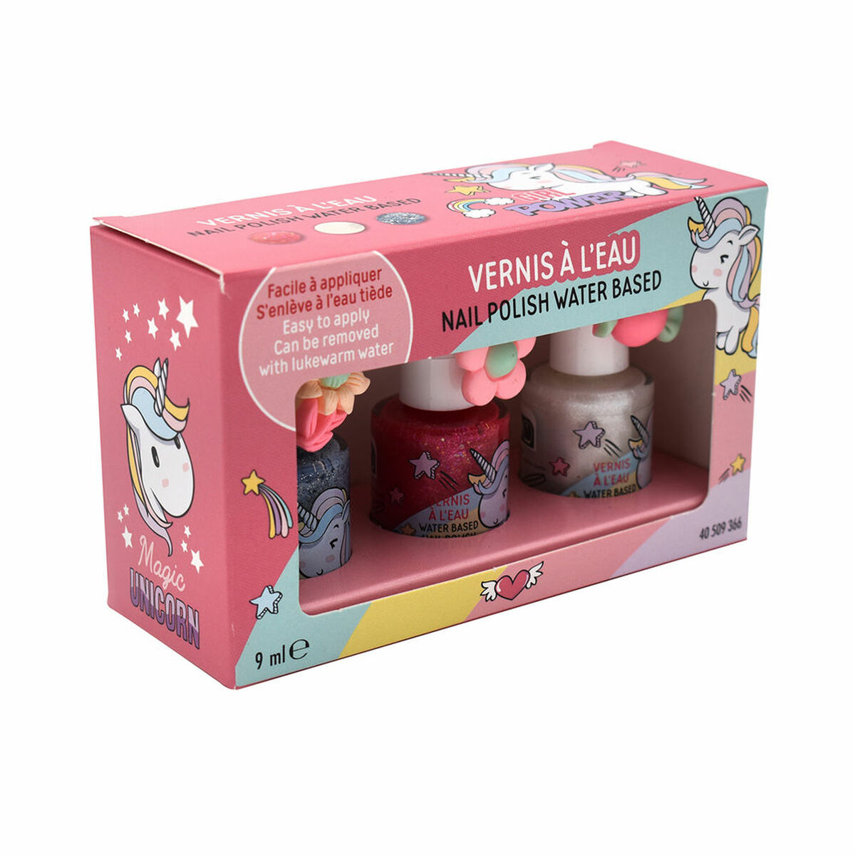 Sminkset för barn Lady Bug Vernis à l'eau 3 Delar - 2
