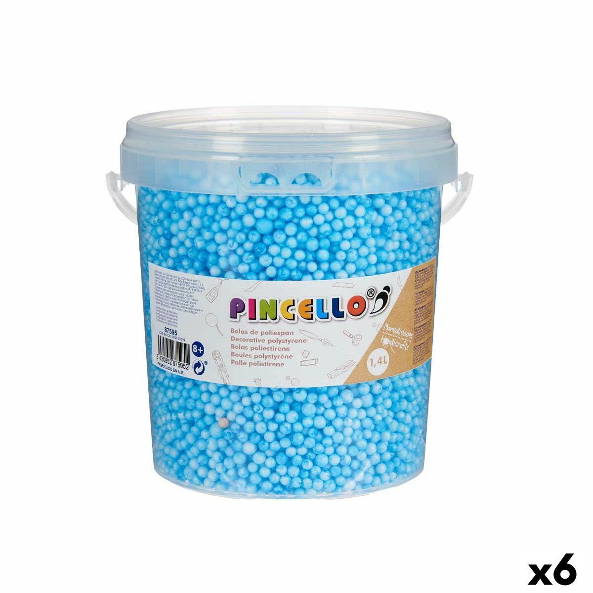 Pysselmaterial Pincello 13,5 x 14 x 14 cm Bollar 6 antal