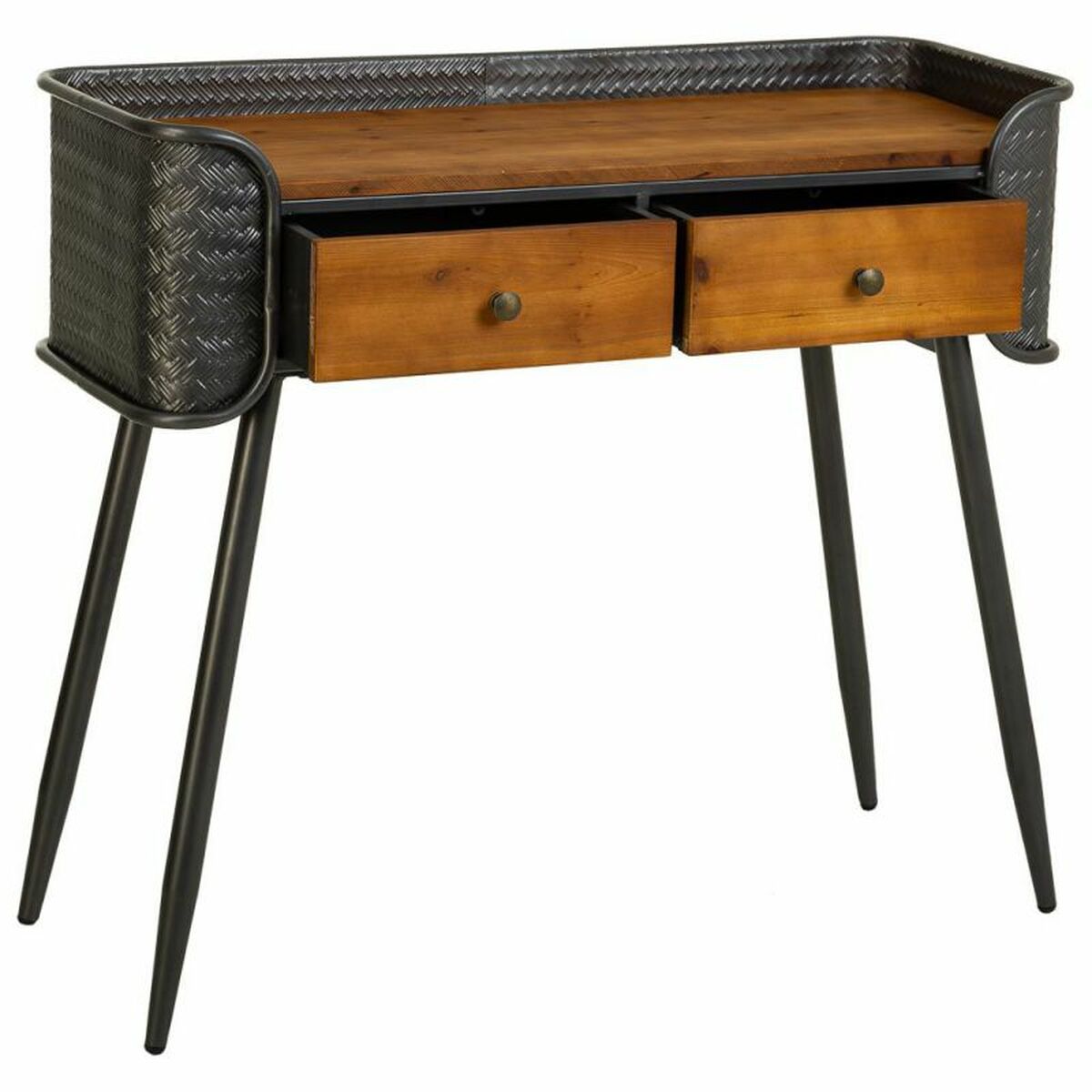 Hallmöbel med lådor Alexandra House Living Brun 35 x 81 x 90 cm - 4