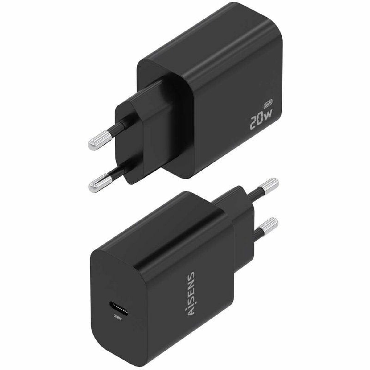 Väggladdare Aisens A110-0939 Svart 20 W - 2