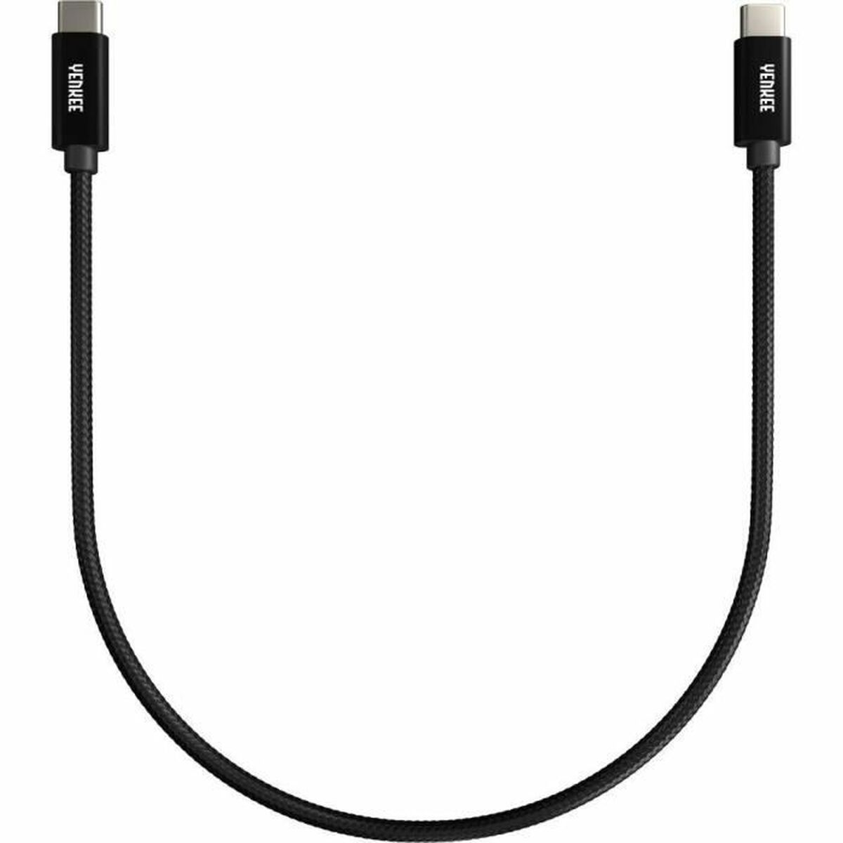 USB-C-kabel Yenkee YCU C02 BK Svart 0,2 m - 3