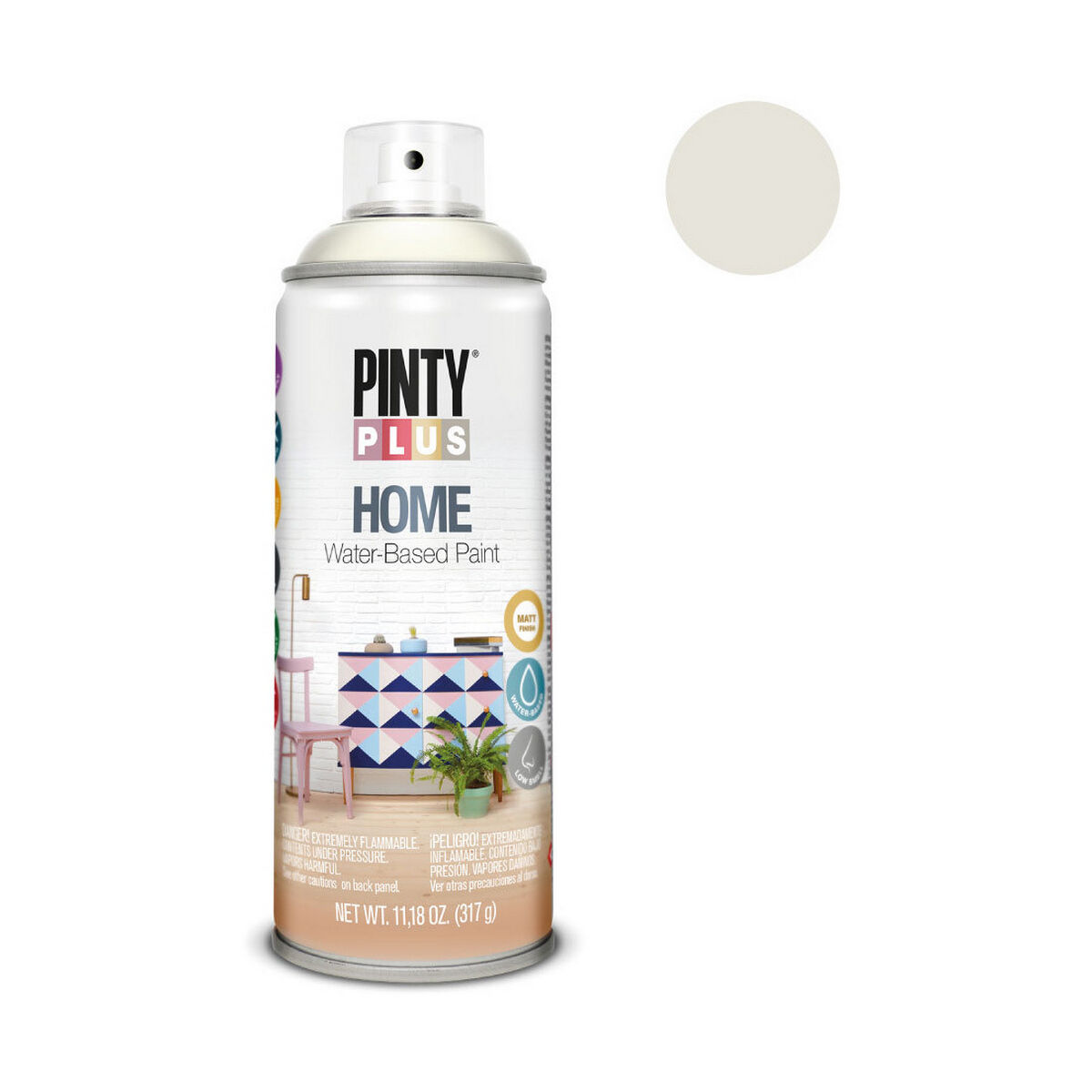 Sprejfärg Pintyplus Home HM113 400 ml White Linen - 2