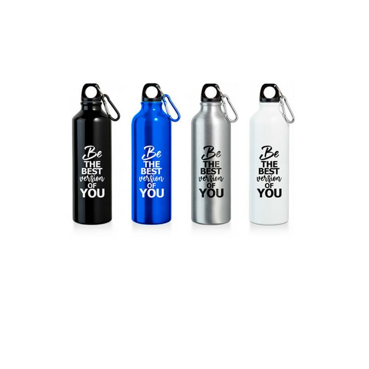 Flaska Bewinner Aluminium 750 ml 0,75 L 7,5 x 24 cm (12 antal) - 2