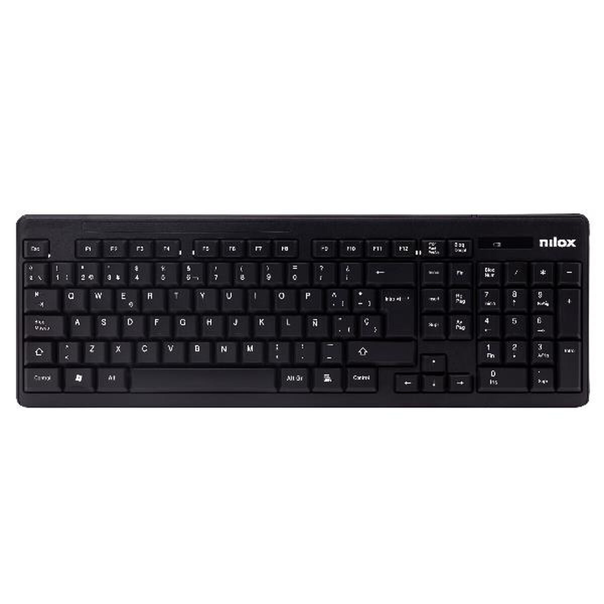 Trådlöst Tangentbord och Mus Nilox NXKMWE0001 Qwerty Spanska - 2