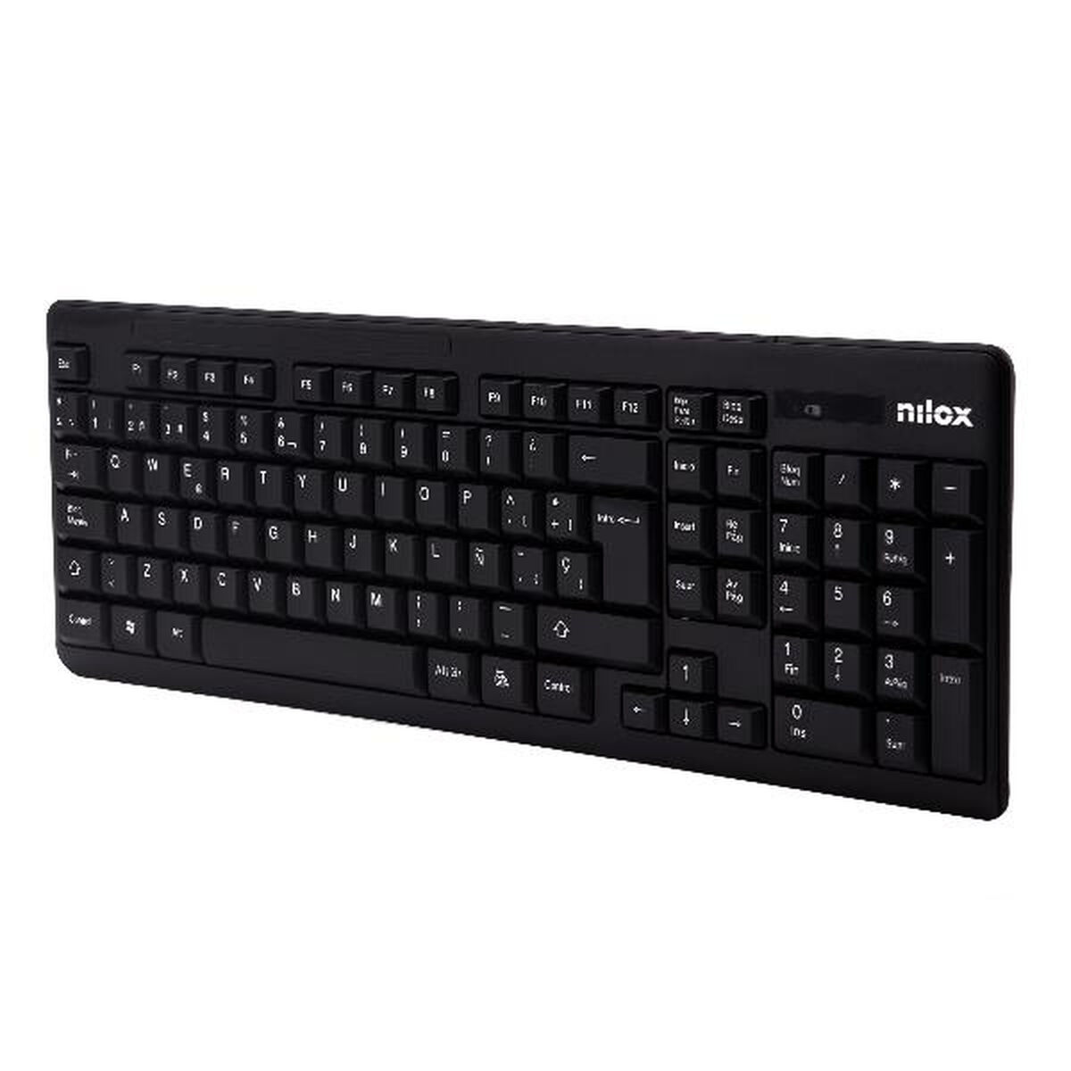 Trådlöst Tangentbord och Mus Nilox NXKMWE0001 Qwerty Spanska - 3