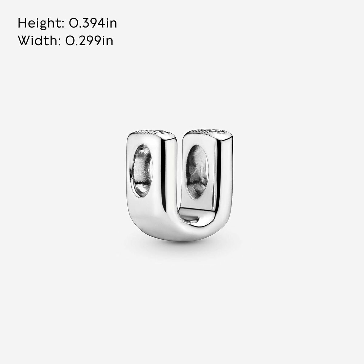 Dampärlor Pandora LETTER T SILVER Silvrig - 5