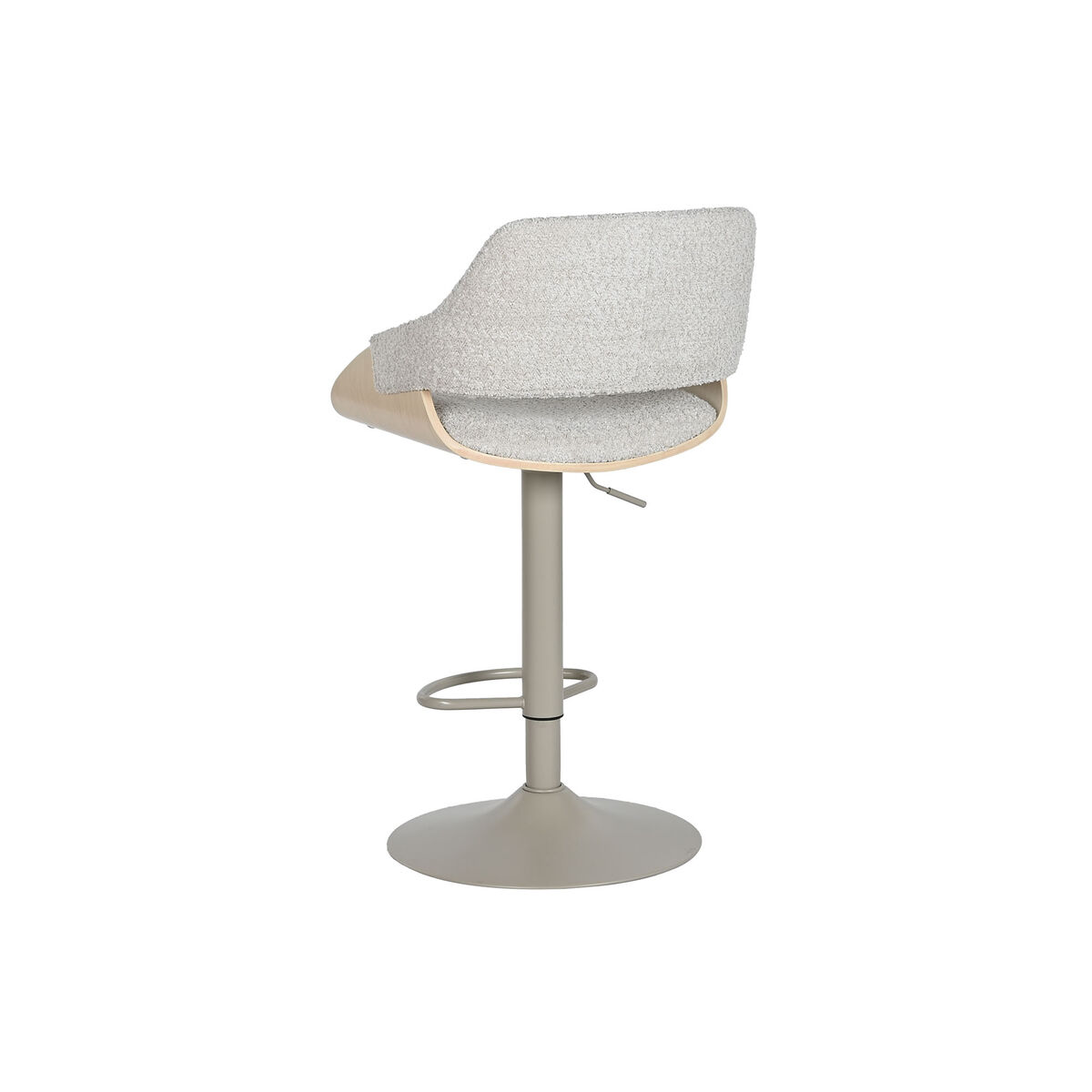 Sittpall Home ESPRIT Beige Grå Naturell 50,5 x 50,5 x 90,5 cm - 2