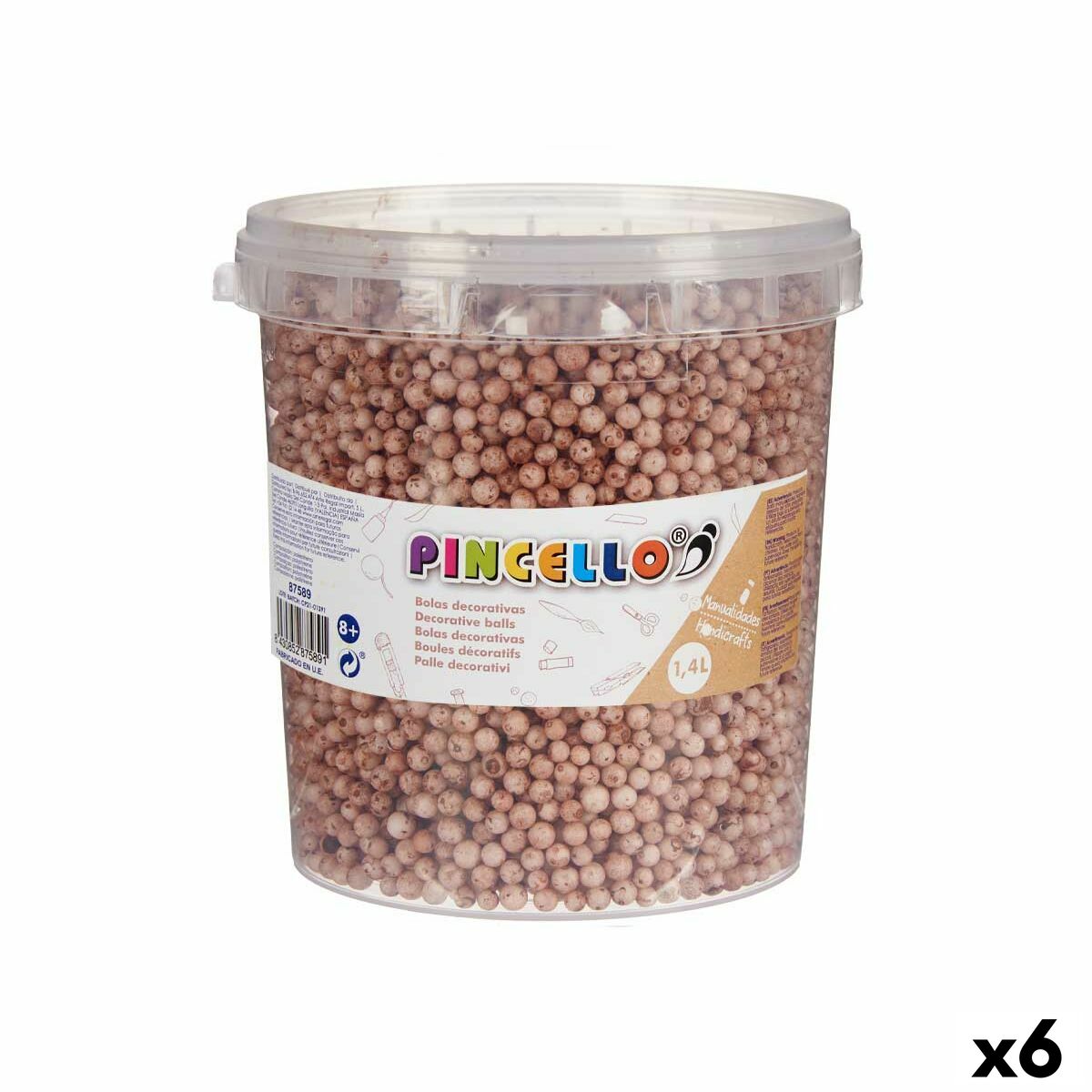 Pysselmaterial Pincello 13,5 x 14 x 14,5 cm Bollar 6 antal - 3