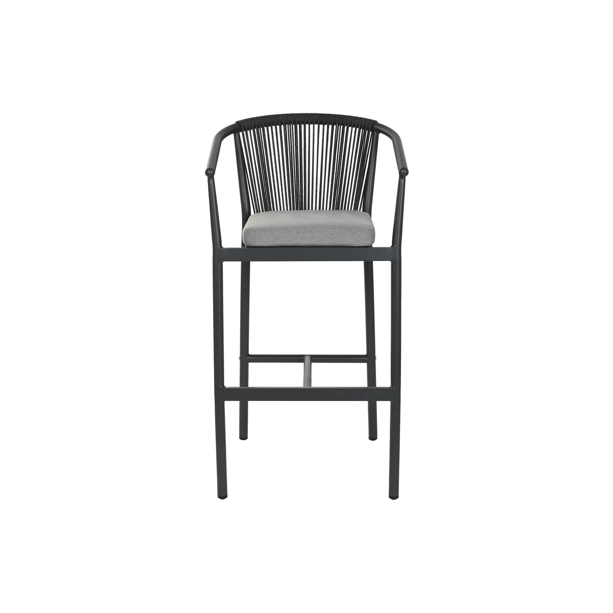 Sittpall Home ESPRIT Aluminium syntetisk rattan 57 x 61 x 108 cm - 2