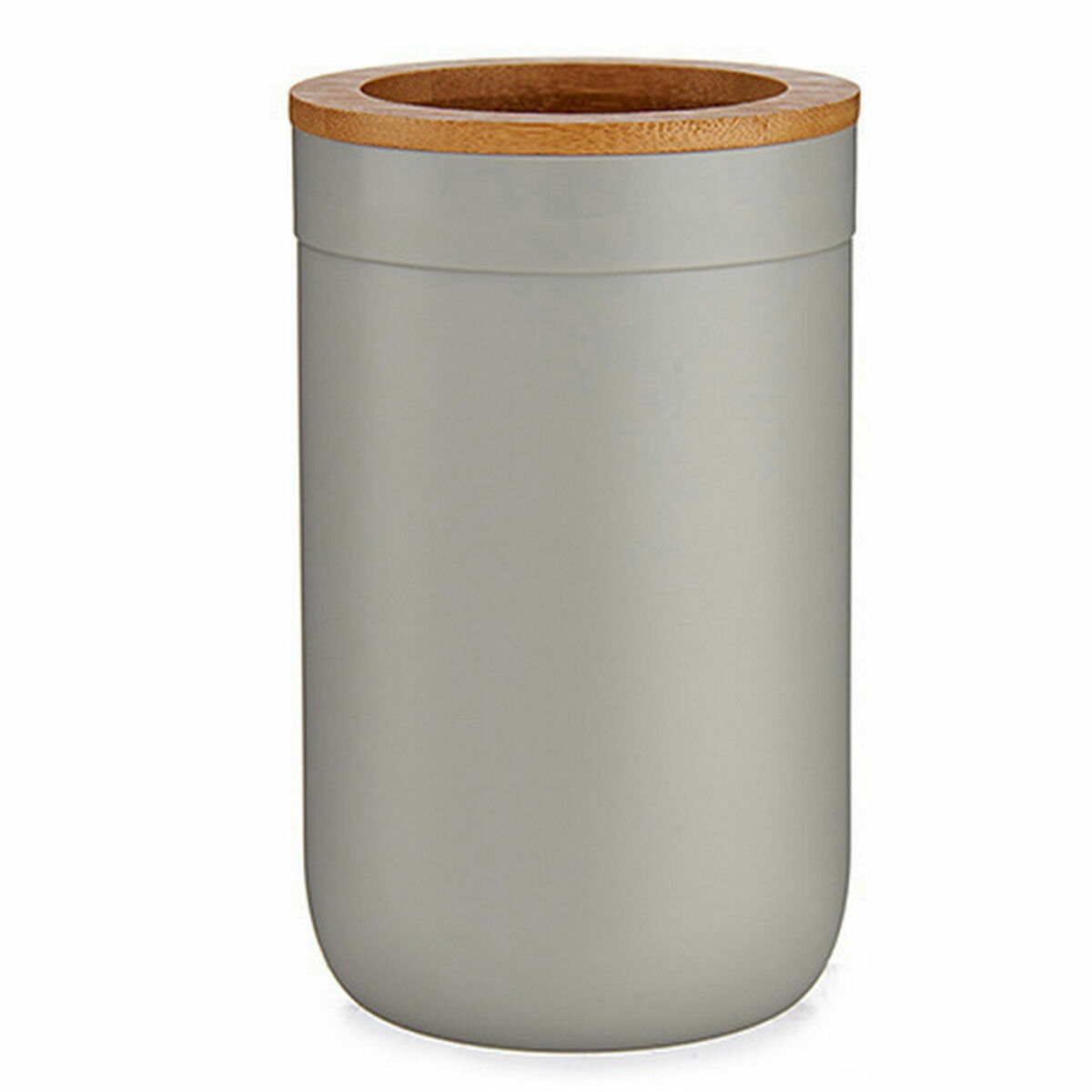 Tandborsthållare Berilo Brun Grå Bambu polypropen 7,7 x 11,5 x 7,7 cm (6 antal) - 4