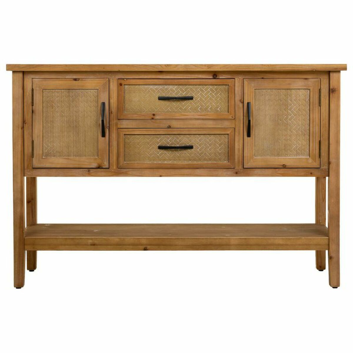 Hallmöbel med 2 lådor Alexandra House Living Brun 35 x 81 x 122 cm - 5