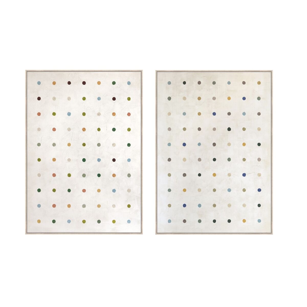 Kanvas Home ESPRIT Vit Mus Modern 100 x 4 x 140 cm (2 antal)
