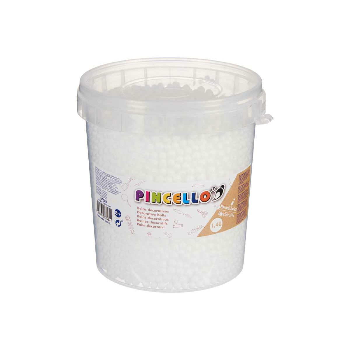Pysselmaterial Pincello 13,5 x 14 x 14 cm Bollar 6 antal - 5