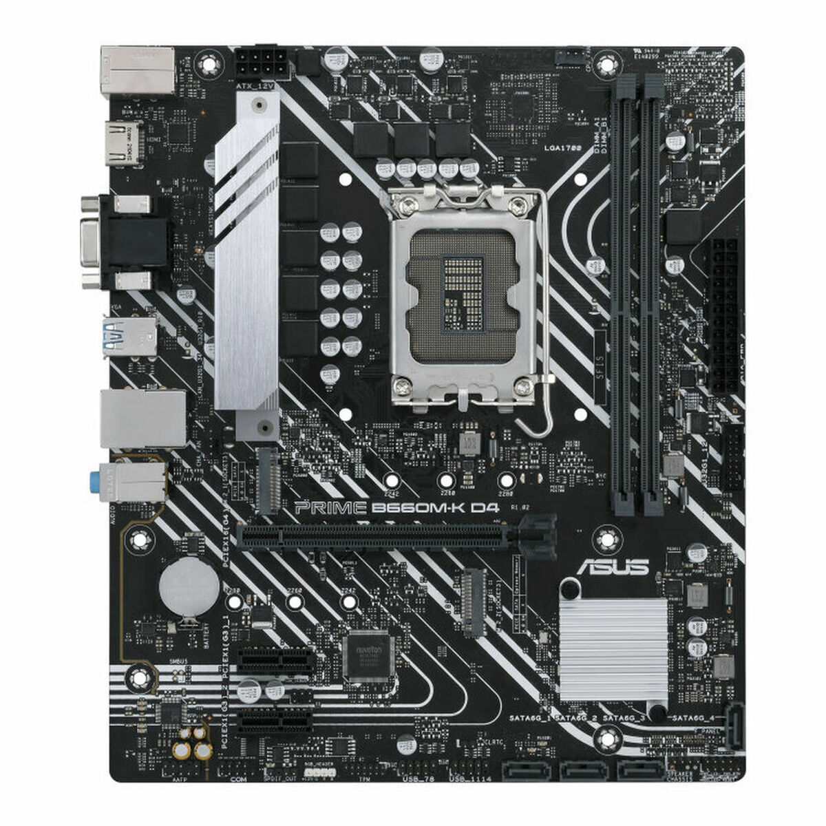 Moderkort Asus ASUCMPB660MK0 mATX 4XDDR4 Intel LGA 1700