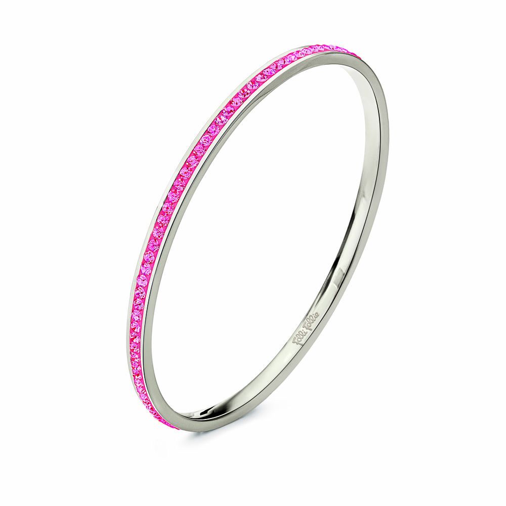 Armband Folli Follie 3B13F010D Rosa 17 cm