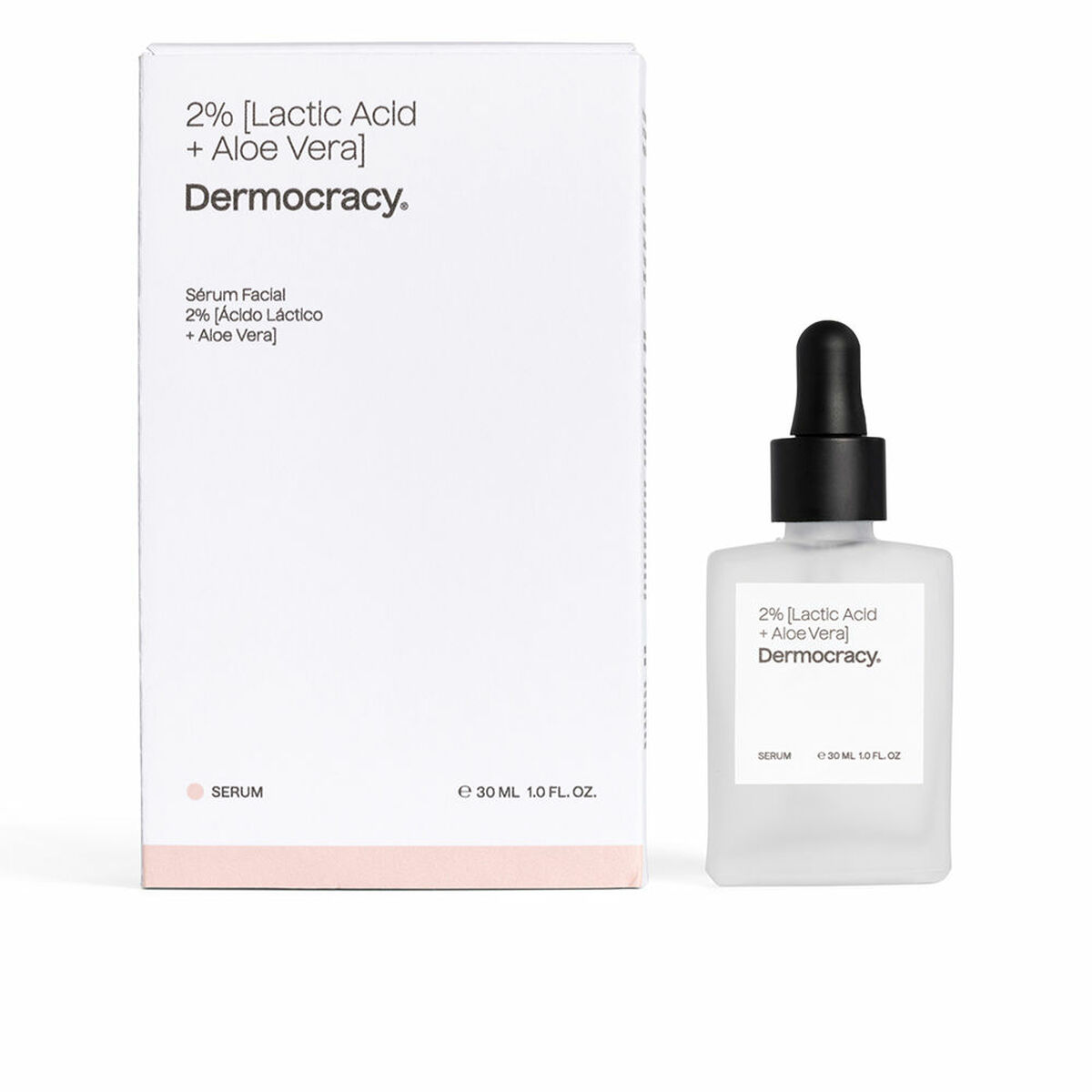 Ansiktsserum Dermocracy ácido Láctico Aloe 30 ml Aloe Vera