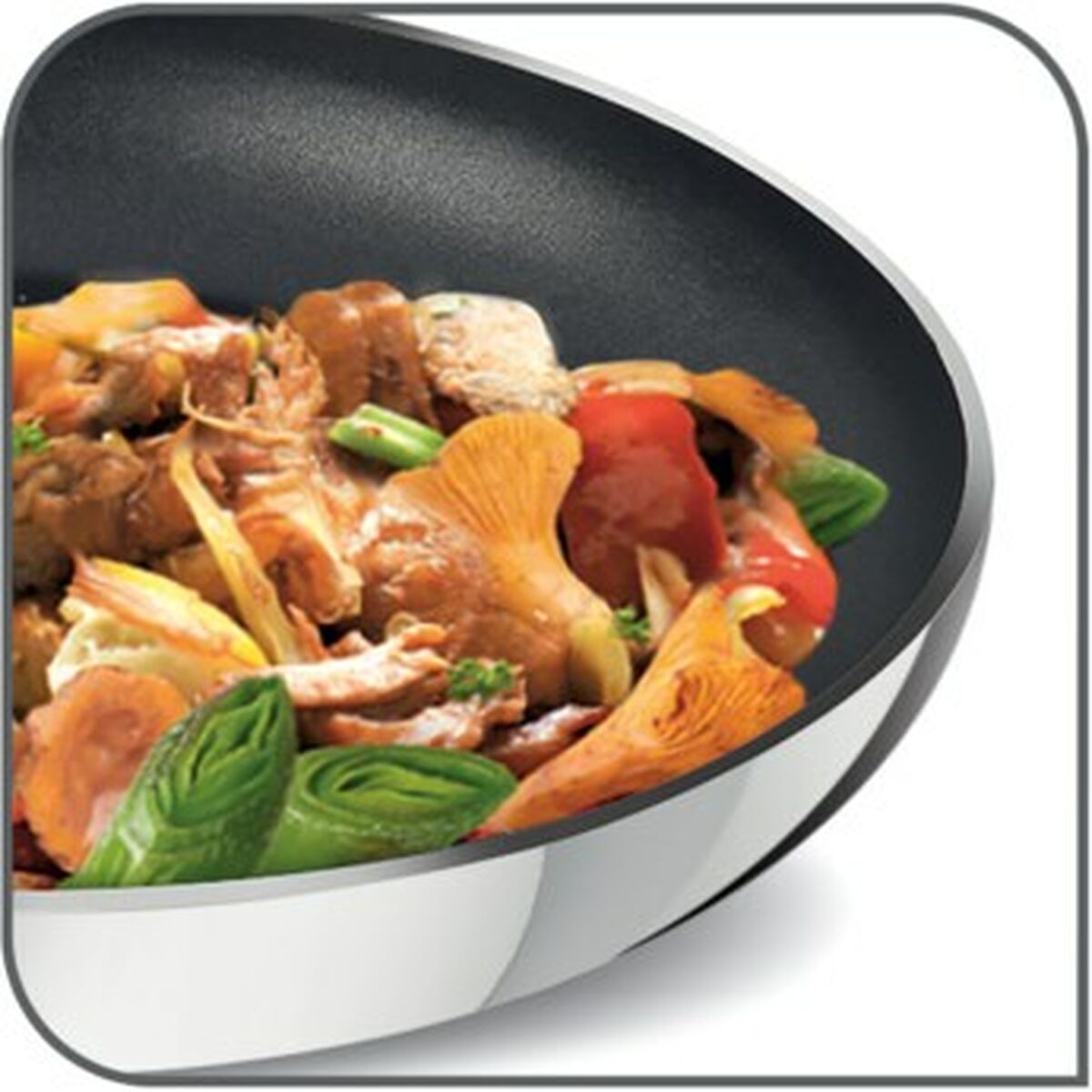 Set med stekpannor Tefal B817S255 Stål Rostfritt stål 2 Delar 2 antal Ø 20 cm Ø 26 cm - 2