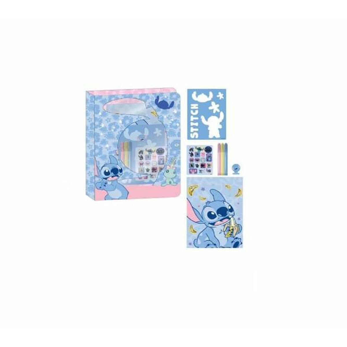 Brevpapper Set Stitch Multicolour 8 Delar - 2