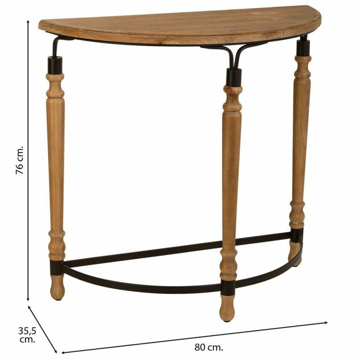 Mottagare Alexandra House Living Brun 35 x 76 x 80 cm - 4