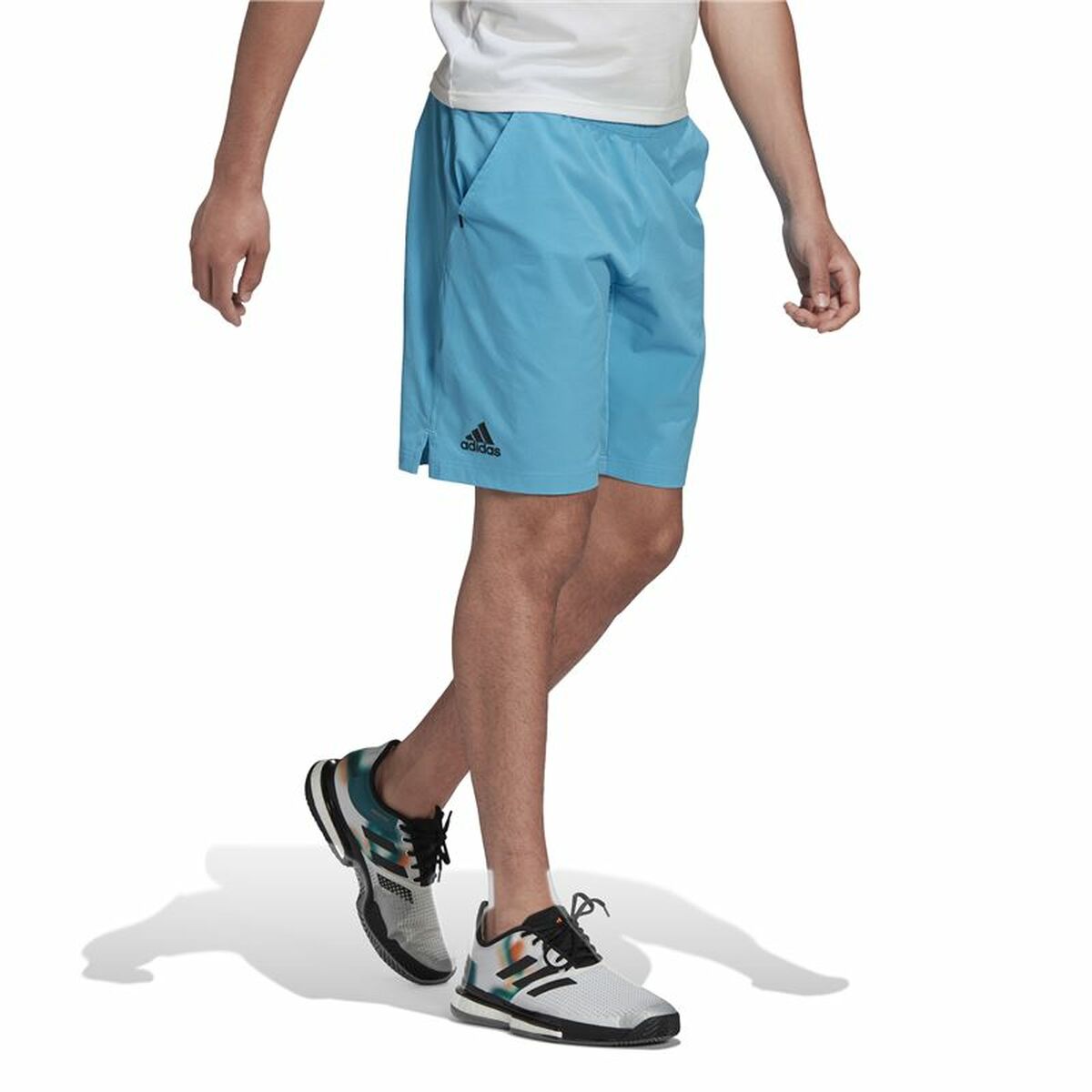 Sportshorts för män Adidas Heat Ready Ergo Ljusblå - 2