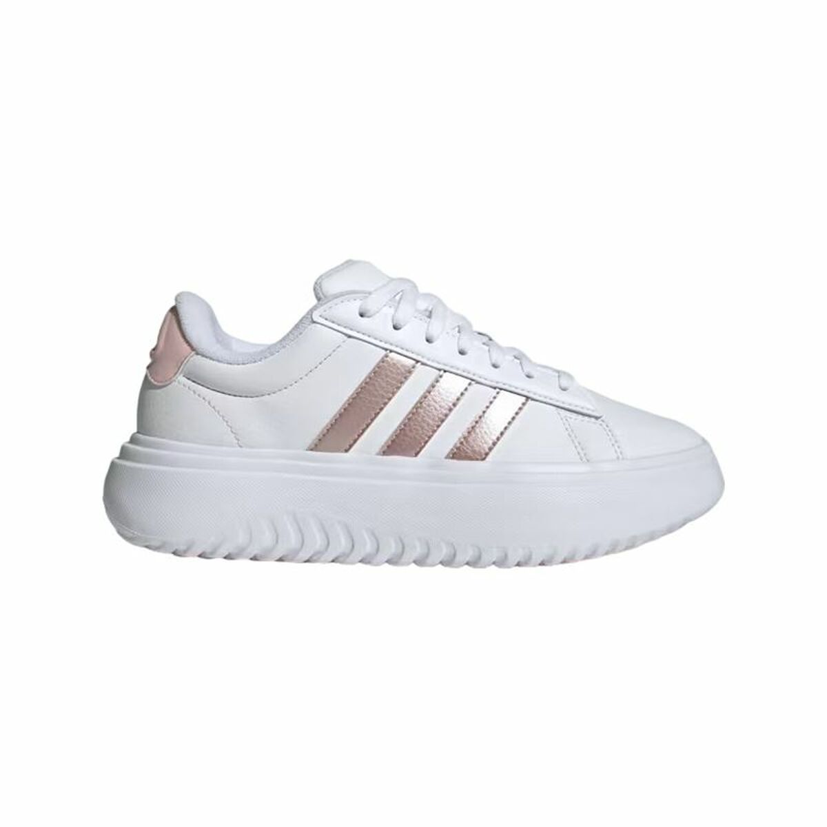 Gymnastiksko, Dam Adidas Grand Court Platform Vit