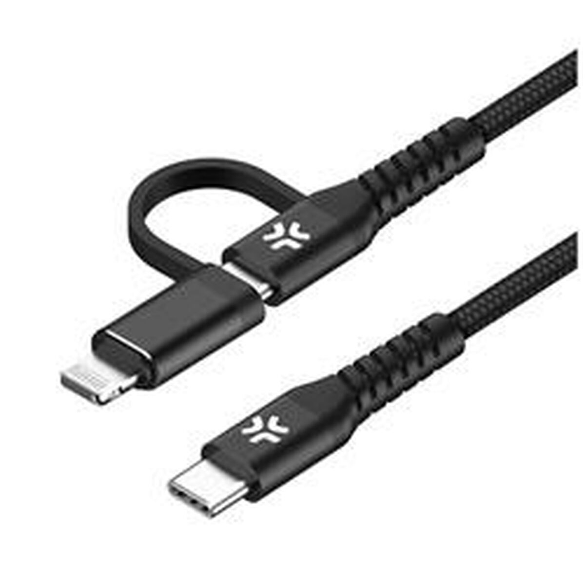 USB-C-kabel Celly USBC2IN1BK Svart 1 m 2 m